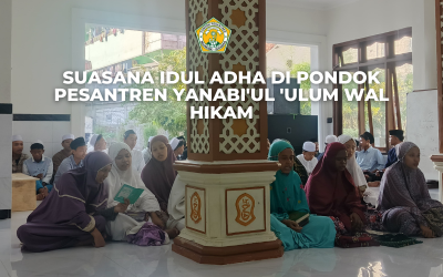 Suasana Idul Adha di Pondok Pesantren Yanabi'Ul Ulum Wal Hikam