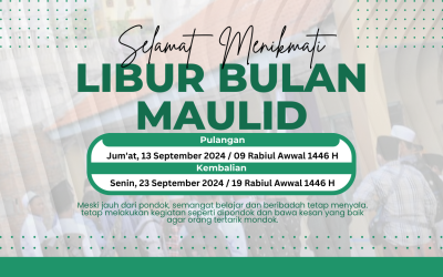 Selamat Menikmati Liburan Pondok